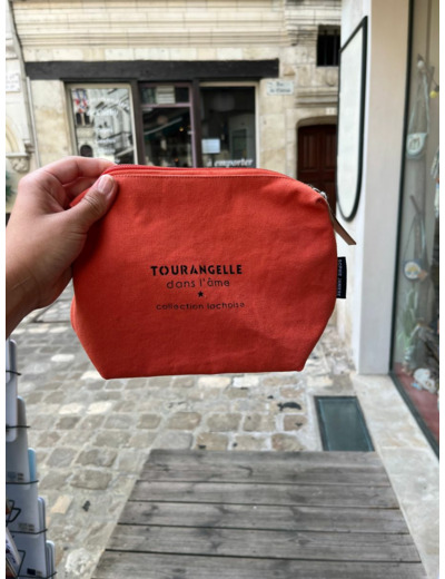 Trousse de toilette personnalisée " Tourangelle dans l'âme collecton lochoise"