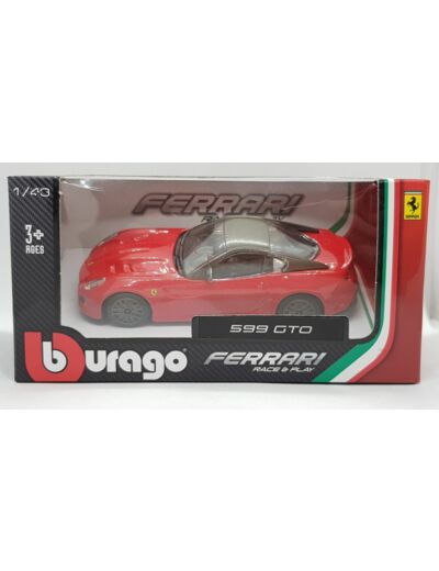 FERRARI 599 GTO BURAGO 1/43 BOITE D'ORIGINE NEUF