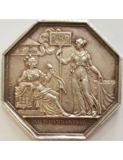 COMPAGNIE D'ASSURANCE MUTUELLE CONTRE L'INCENDIE 1817-1847 ARGENT N3