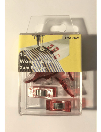 Blister 10 pinces couture HWC8624