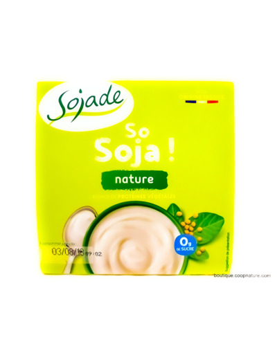 Dessert So Soja ! Nature Bio 4x100g