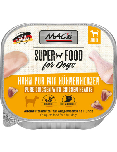 MAC'S Chien, Poulet & coeurs de volaille - 150G