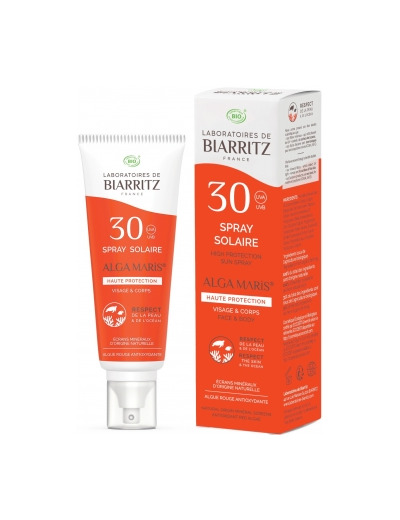 Spray Solaire SPF 30 Huile de Coco et Alga Gorria 100ml
