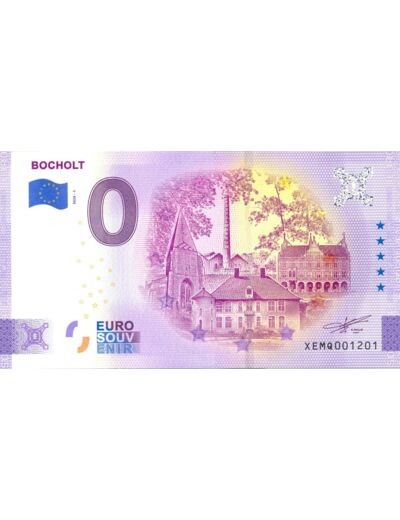 ALLEMAGNE 2020-1 BOCHOLT VERSION ANNIVERSAIRE BILLET SOUVENIR 0 EURO