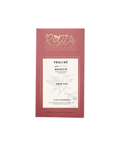Tablette Praliné Noisettes Noir 105G