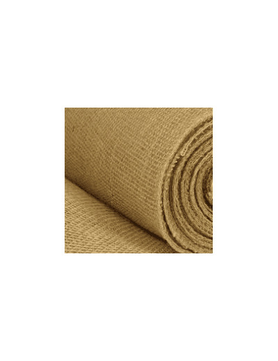 Toile jute CS425 425gr/m2 laize 190cm 100% jute le mètre (ou en rouleau de 50m)