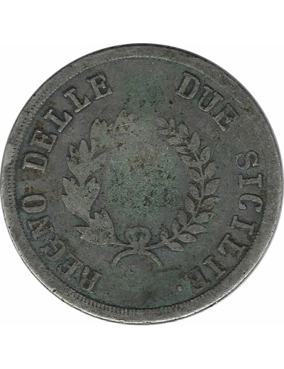 ITALIE (NAPLES) 2 LIRA 1813 GIACCHINO NAPOLEONE B+