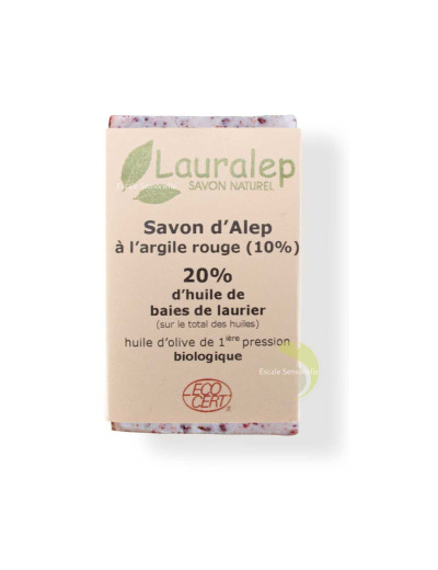 Le savon d'Alep à l'Argile Rouge 150g