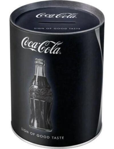Tirelire ronde Coca-Cola, Sign Of Good Taste - Nostalgic-Art