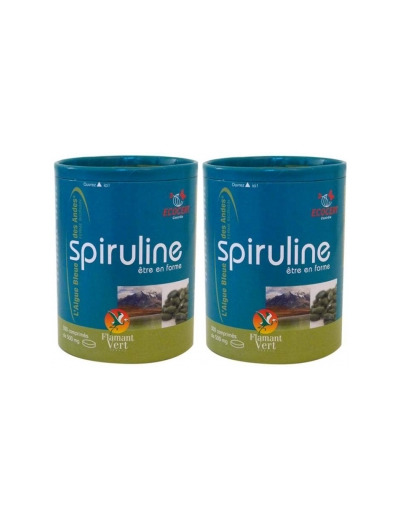 Spiruline 500mg Certifiée Ecocert Le lot de 2 x 300 comprimés