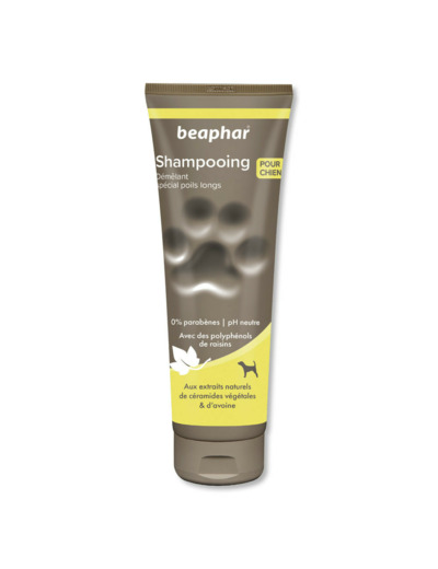 BEAPHAR, Démêlant poils longs extraits naturels de céramides végétales & d’avoine - 250 ml