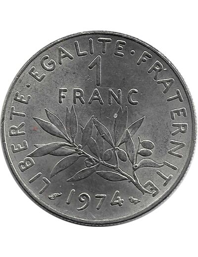 FRANCE 1 FRANC ROTY 1974 SUP-