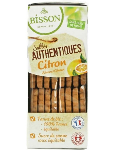 Biscuit citron Authentique 183g Bisson