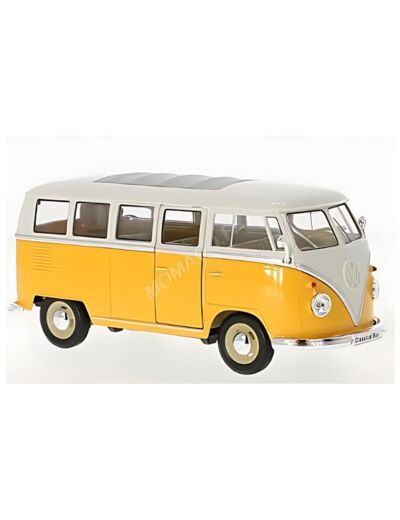 VOLKSWAGEN combi T1 1962 JAUNE ET BLANC - 1:24