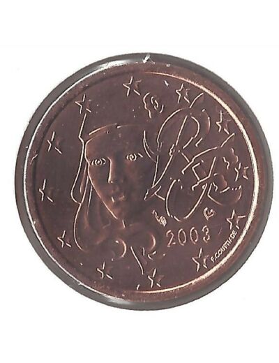 France 2003 5 CENTIMES  BU