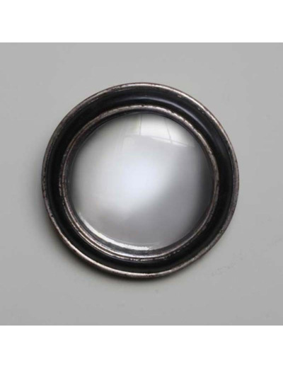 Miroir sorcière convexe noir 19cm
