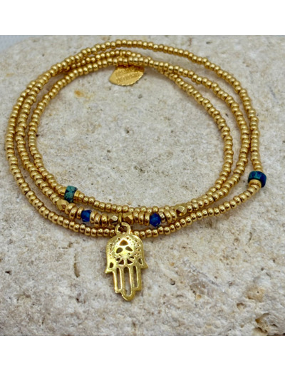 BRACELET MULTIRANGS SAMIRA GOLD