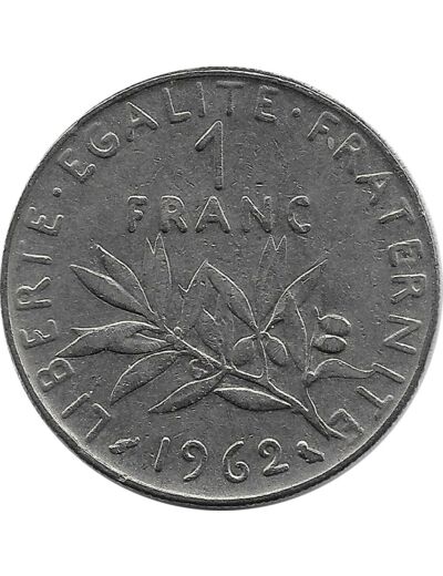 FRANCE 1 FRANC ROTY 1962 TTB