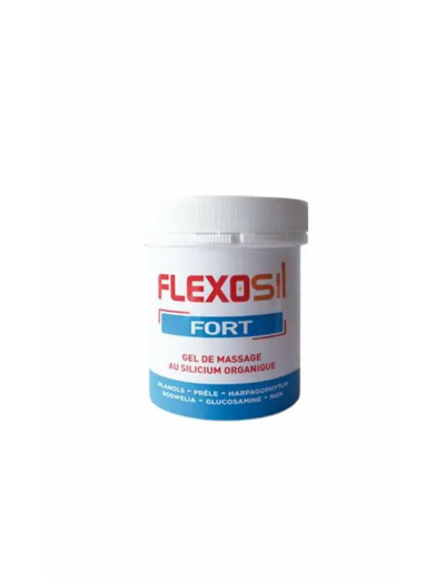 Flexosil Fort-Gel massage au silicium-200ml-Nutrition concept