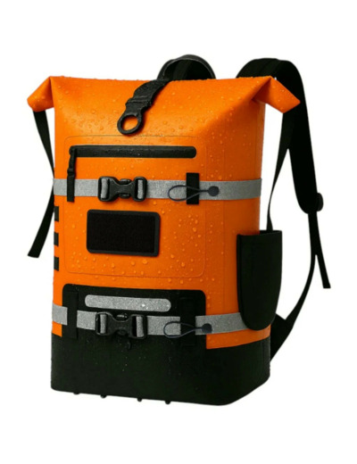 Sac étanche bateau 20/40 L – sac à dos modulable orange