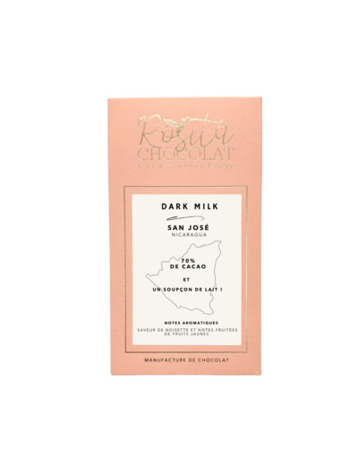 Tablette Dark Milk 70% San José Nicaragua 60G