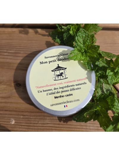 Déodorant solide Menthe _ Cèdre