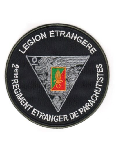 Ecusson Légion Etrangère 2éme REP (bord kaki)