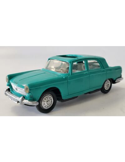 PEUGEOT 404 BLEU VERTE SERVO DIRECTION NOREV PLASTIQUE 1/43 SANS BOITE (N1)