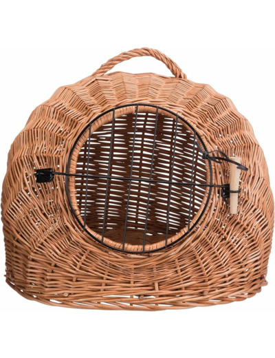 Trixie  - Panier Transport en Osier avec grille 50cm