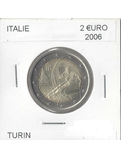 ITALIE 2006 COMMEMORATIVE 2 EURO TURIN SUP