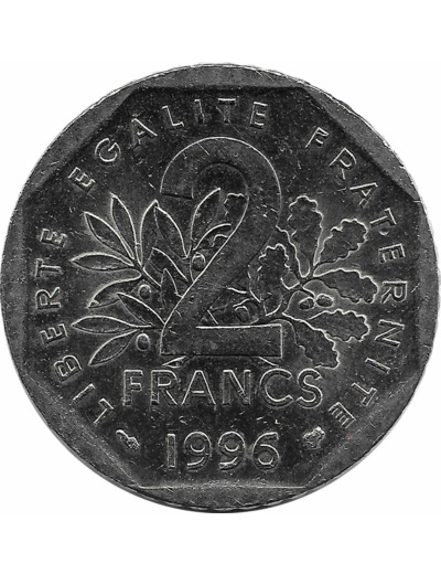 FRANCE 2 FRANCS ROTY 1996 TTB+