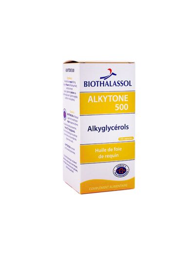 Alkytone 500-huile de foie de Requin-120 capsules-Biothalassol