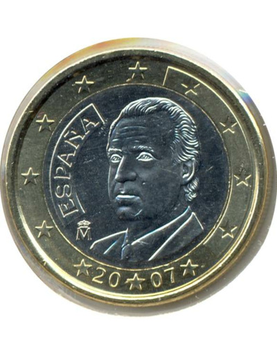 Espagne 2007 1 EURO SUP
