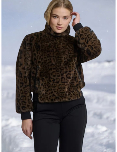 Veste fausse fourrure rino pelle