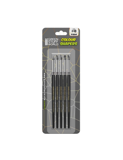 Pinceaux Silicone Fermes - Taille 0
