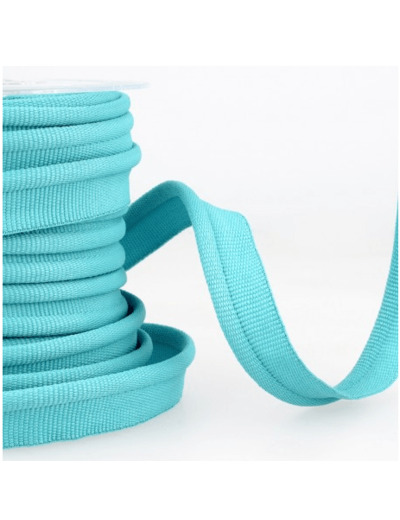 Simple passepoil turquoise 519 C20 8mm 100%polyester le mètre 519C20