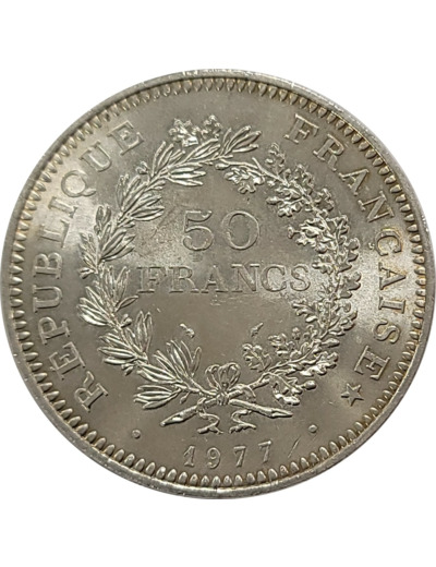 FRANCE 50 Francs Hercule 1977 TTB+ (G 882)