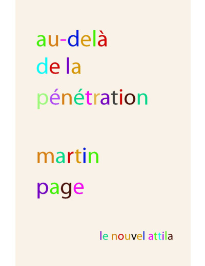 AU-DELA DE LA PENETRATION