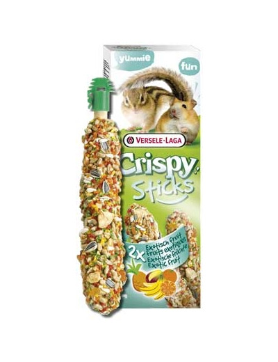 Crispy Sticks fruits exotiques écureuils & hamsters - 2x55g