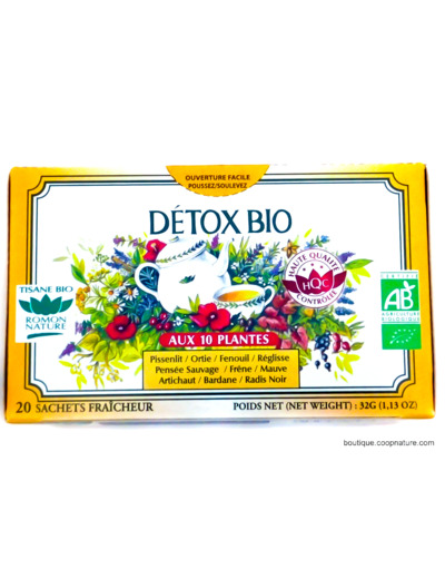 Infusion Détox Bio 20 sachets