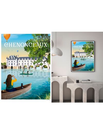 CHENONCEAUX-CANOE - POSTERS