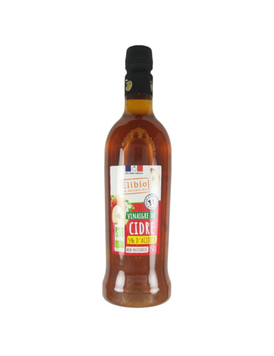 Vinaigre de Cidre 5% d'Acidité 75cl Bio