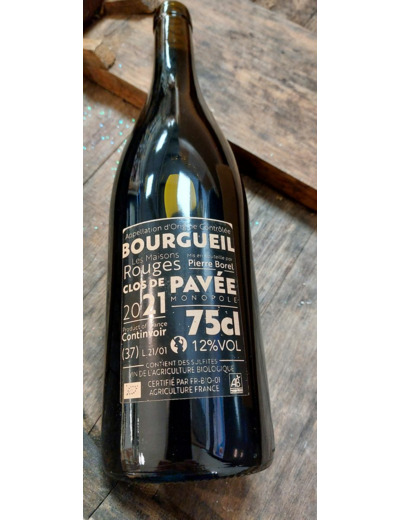 AOP BOURGUEIL 75CL CLOS DE PAVEE PIERRE BOREL