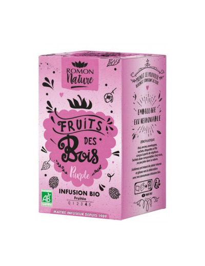 Infusion plaisir Fruits des Bois bio 16 sachets