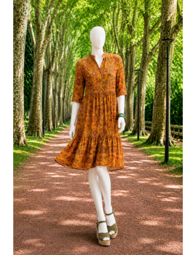 robe LORIE coton froissé JOLIE JULIE