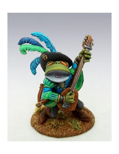 Fantasy : Frog Bard with Lute