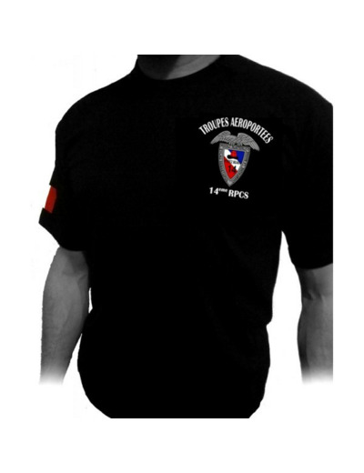 T-SHIRT 14ème RPCS (Régiment Parachutistes de Commandement et de Soutien)