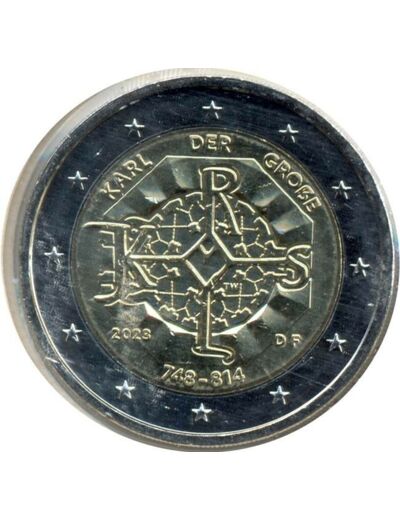 ALLEMAGNE 2023 F 2 EURO COMMEMORATIVE CHARLEMAGNE SUP