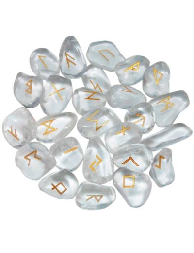 Runes en cristal de roche