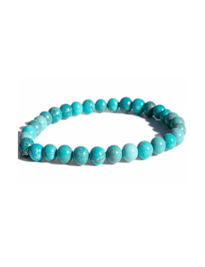 Bracelet en turquoise de Chine 6 mm